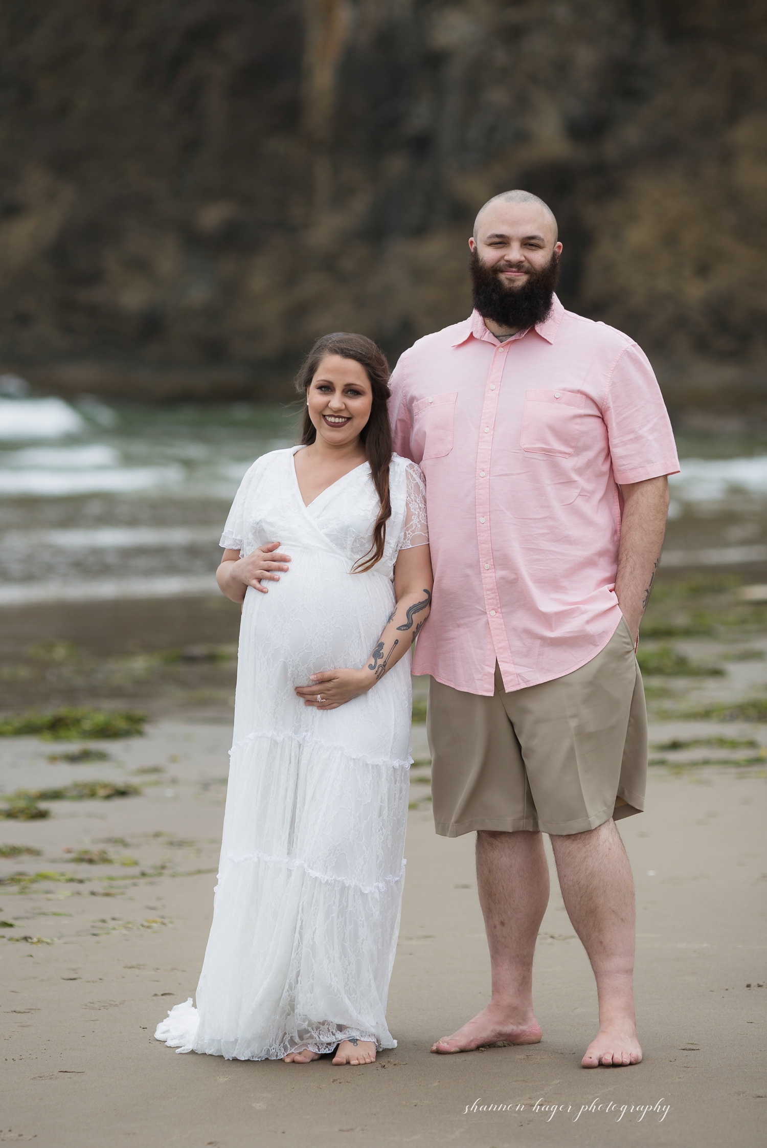 oceanside maternity session, oregon coast photographer, cannon beach photographer