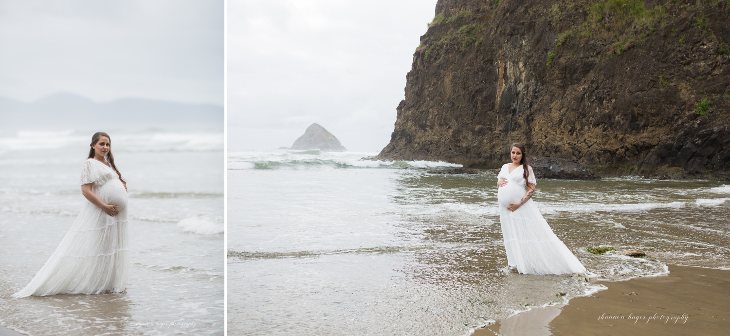 oceanside oregon maternity photographer, oregon coast maternity session, beach maternity photos oregon