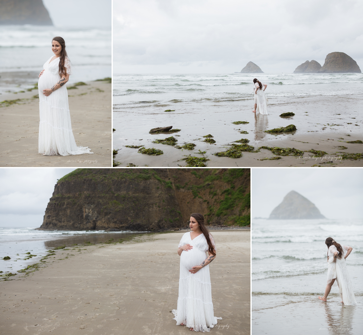 oceanside oregon maternity photographer, oregon coast maternity session, beach maternity photos oregon