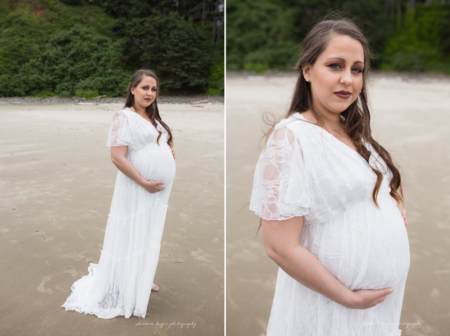 oceanside oregon maternity photographer, oregon coast maternity session, beach maternity photos oregon