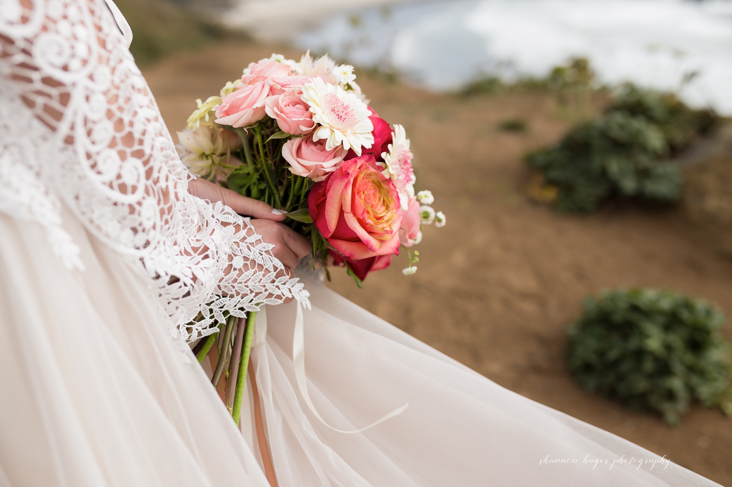 ecola state park elopement, cannon beach wedding photographer, oregon coast weddings