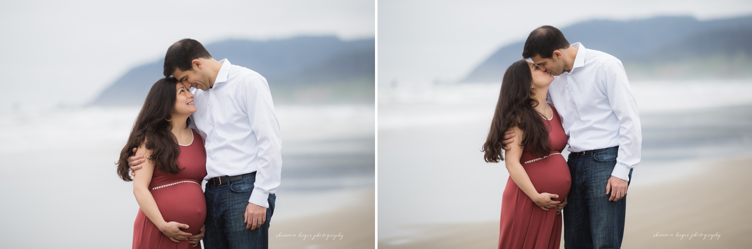 Cannon Beach Photographer, Cannon Beach Maternity Photos, Oregon Coast Maternity Photographer
