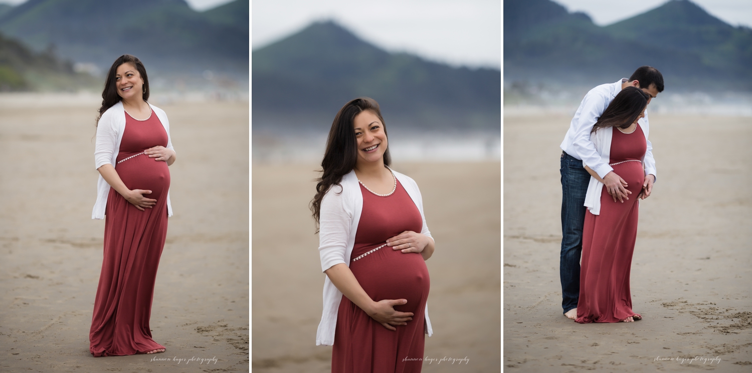 Cannon Beach Photographer, Cannon Beach Maternity Photos, Oregon Coast Maternity Photographer