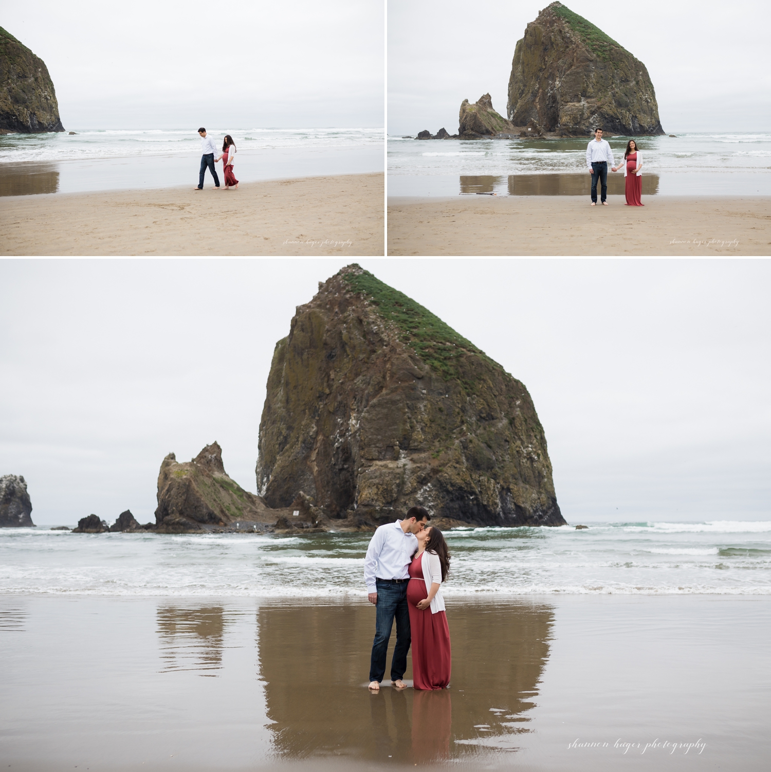 Cannon Beach Photographer, Cannon Beach Maternity Photos, Oregon Coast Maternity Photographer