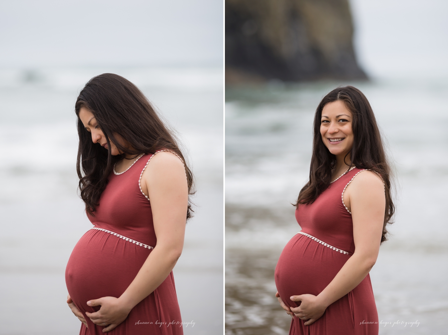 Cannon Beach Photographer, Cannon Beach Maternity Photos, Oregon Coast Maternity Photographer