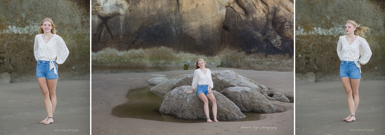 cannon beach senior photographer, oregon coast photographer, portland senior photography