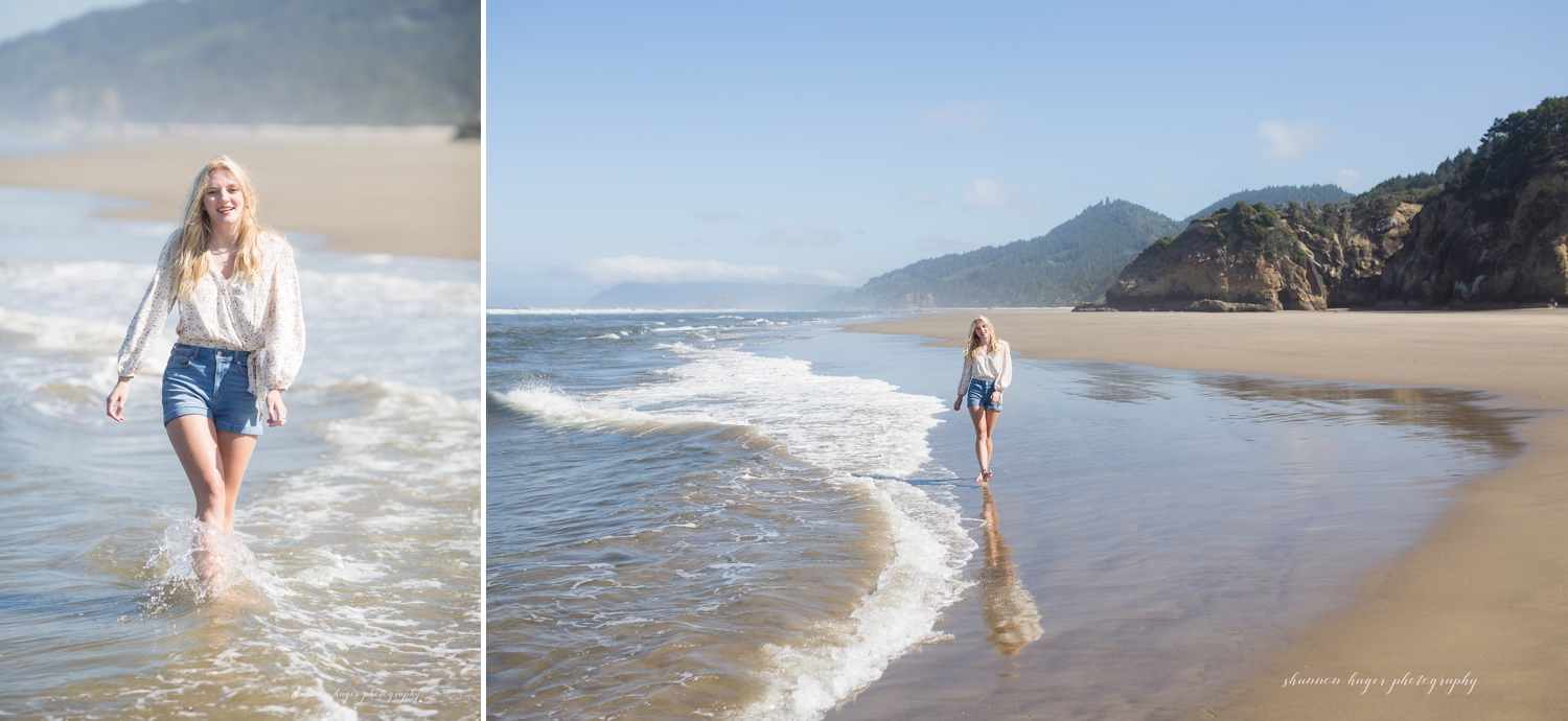 cannon beach senior photographer, oregon coast photographer, portland senior photography