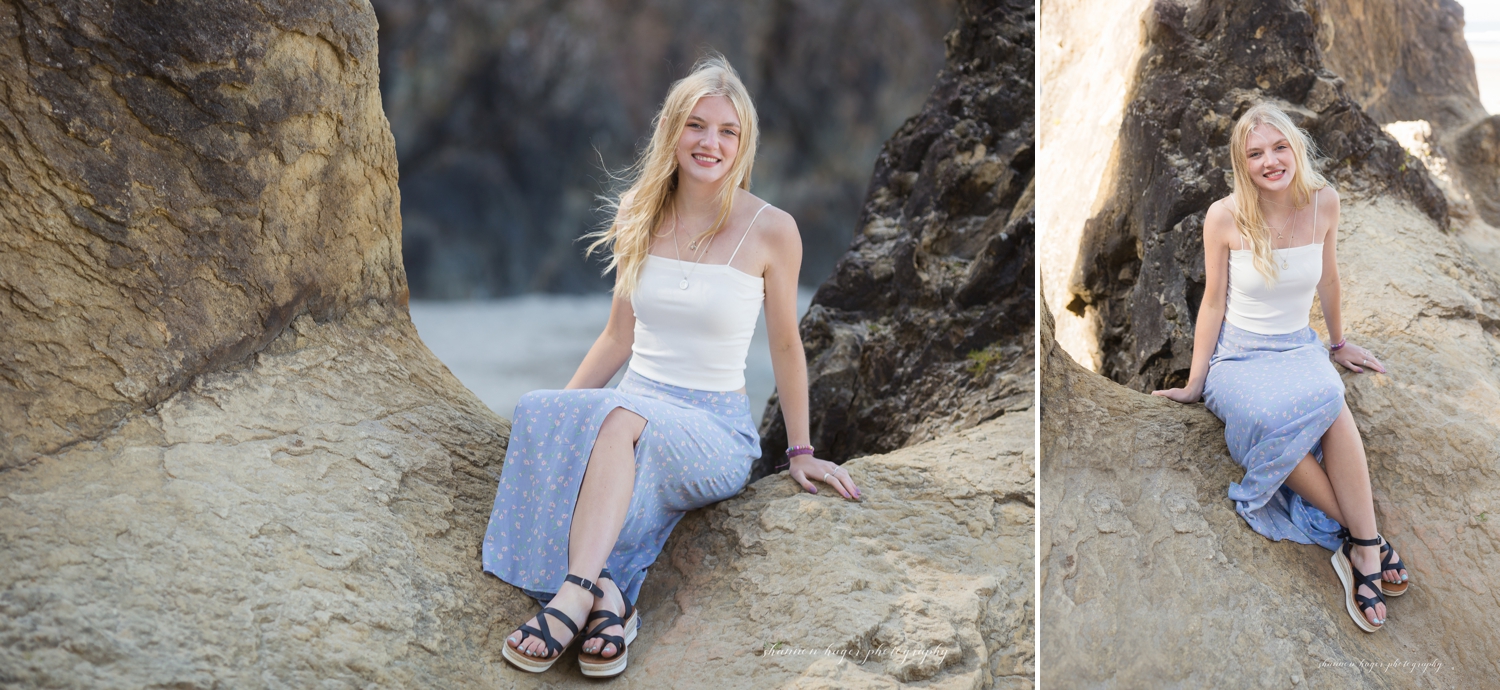 cannon beach senior photographer, oregon coast photographer, portland senior photography