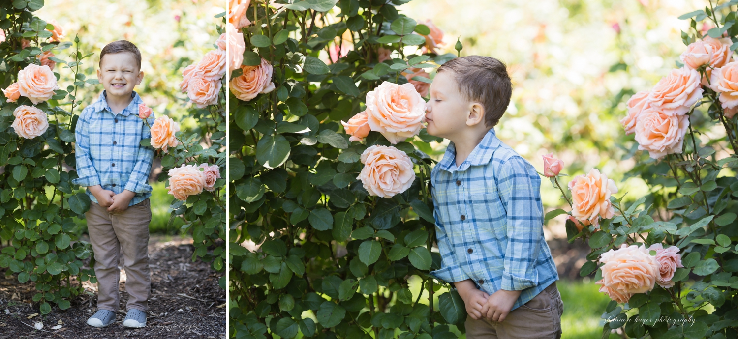 portland rose garden family photo session, portland family photographer, sherwood family photographer