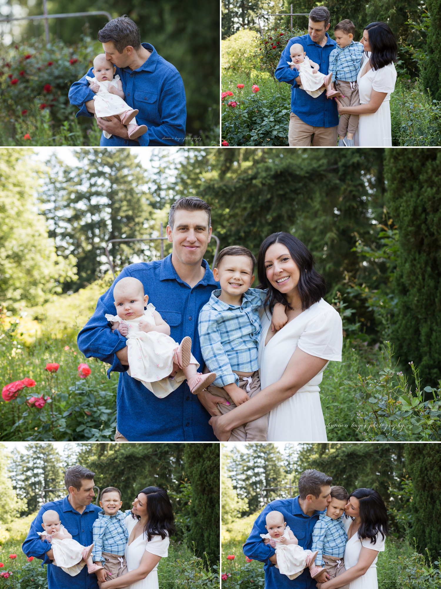 portland rose garden family photo session, portland family photographer, sherwood family photographer