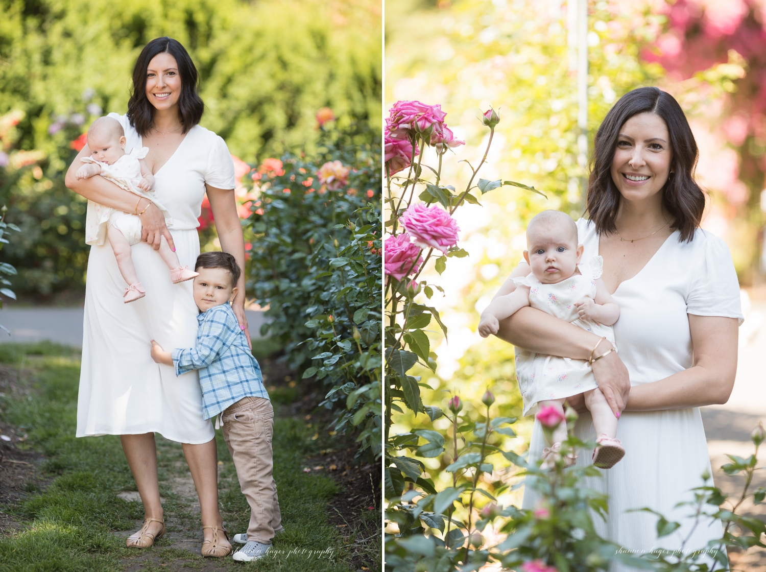 portland rose garden family photo session, portland family photographer, sherwood family photographer