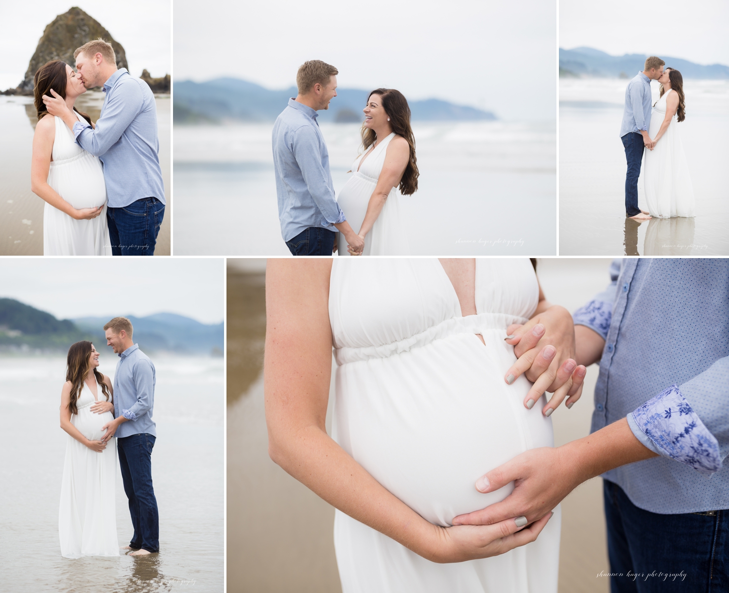 cannon beach maternity photographer, haystack rock photo session, oregon coast photographer, maternity photos portland