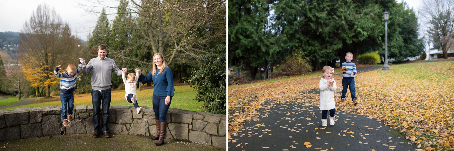 fall cathedral park family photos, portland family photographer, fall photos portland oregon