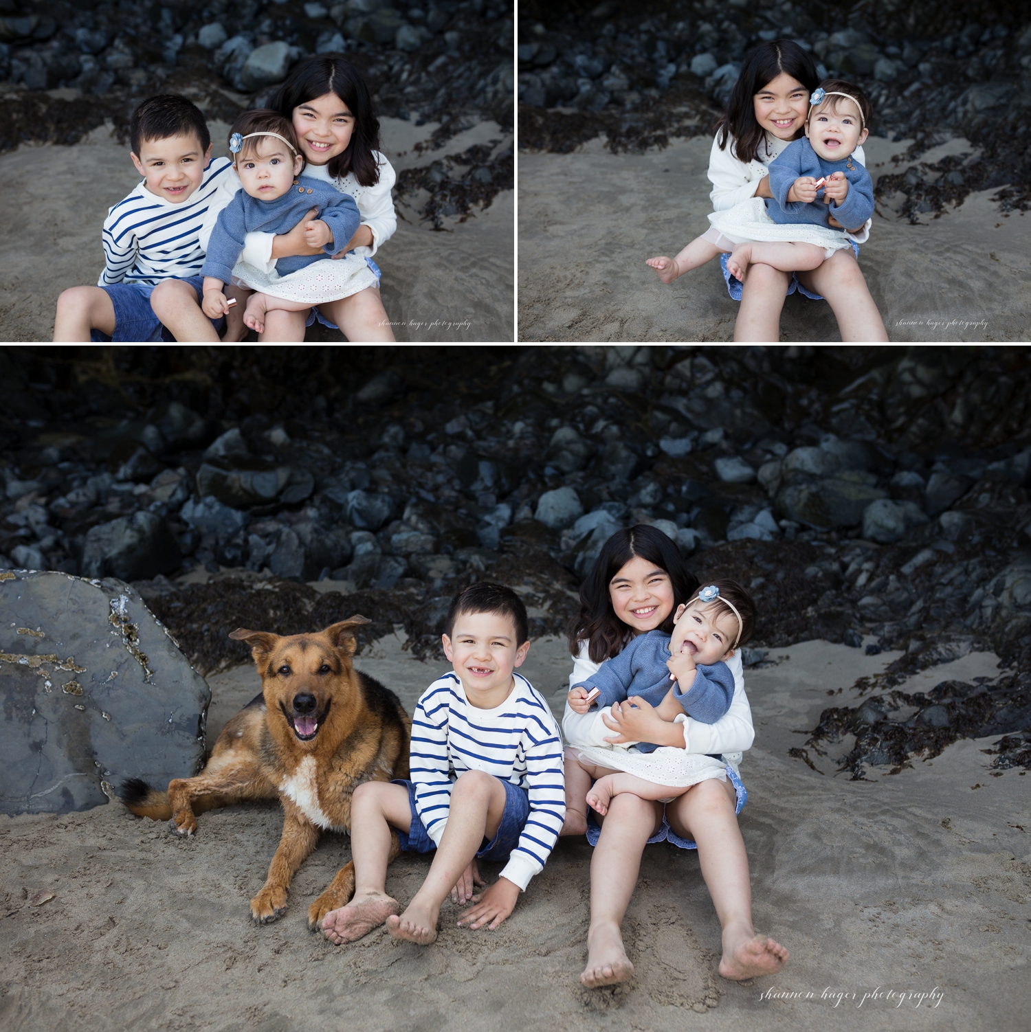 arch cape oregon coast family session, cannon beach photographer, beach family photos oregon by shannon hager photography