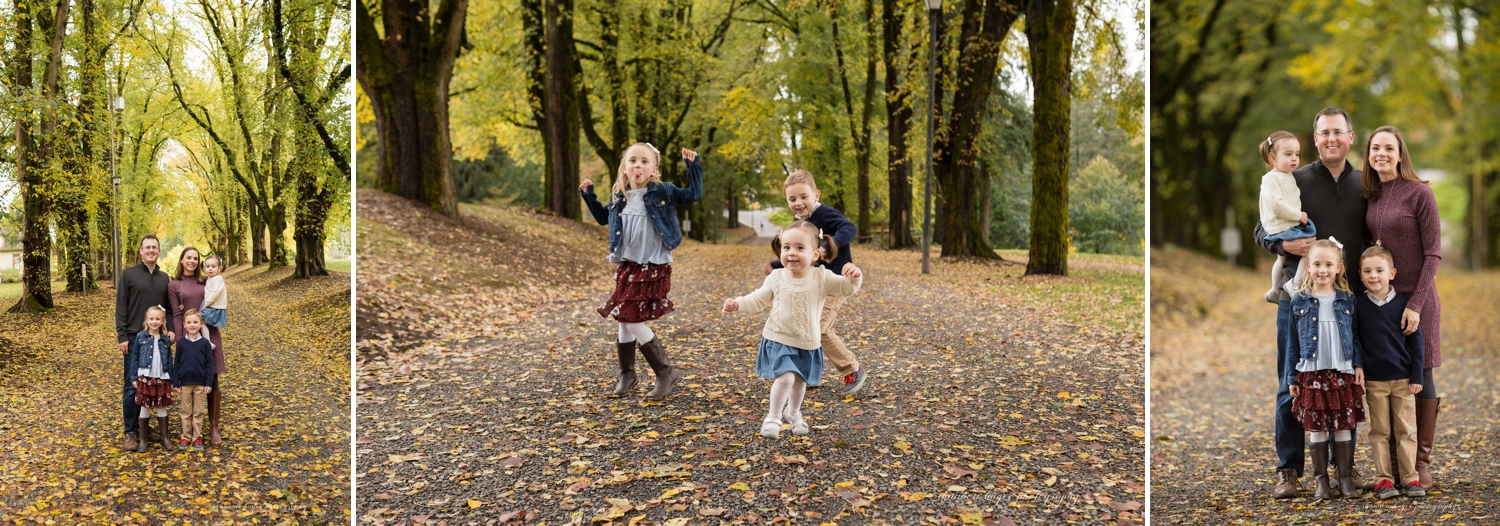 jenkins estate fall family session, beaverton family photographer, fall mini sessions portland
