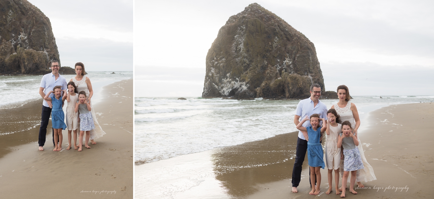 cannon beach photographer, oregon coast family photos by shannon hager photography