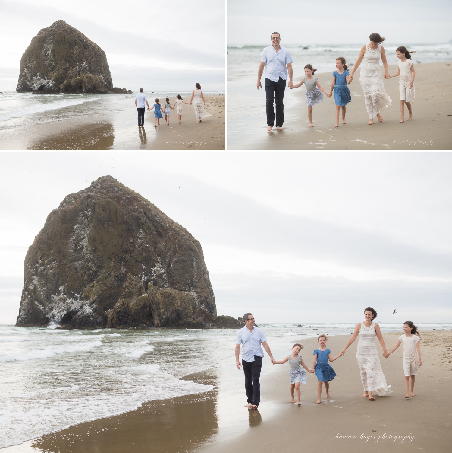 cannon beach photographer, oregon coast family photos by shannon hager photography