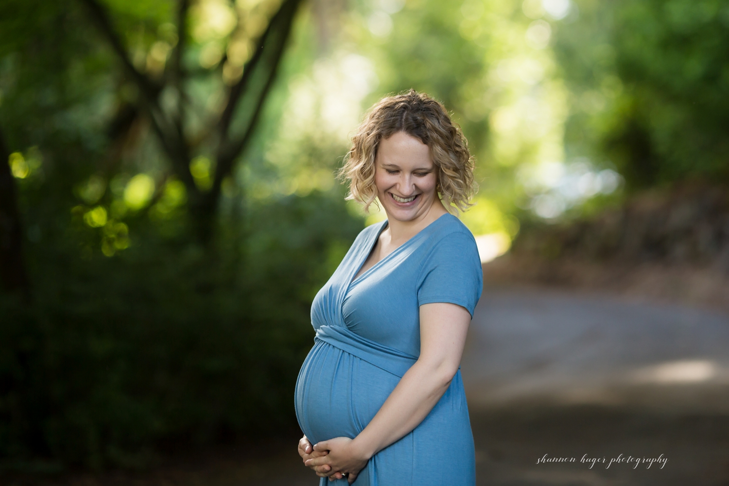 lake oswego maternity photos at george rogers park