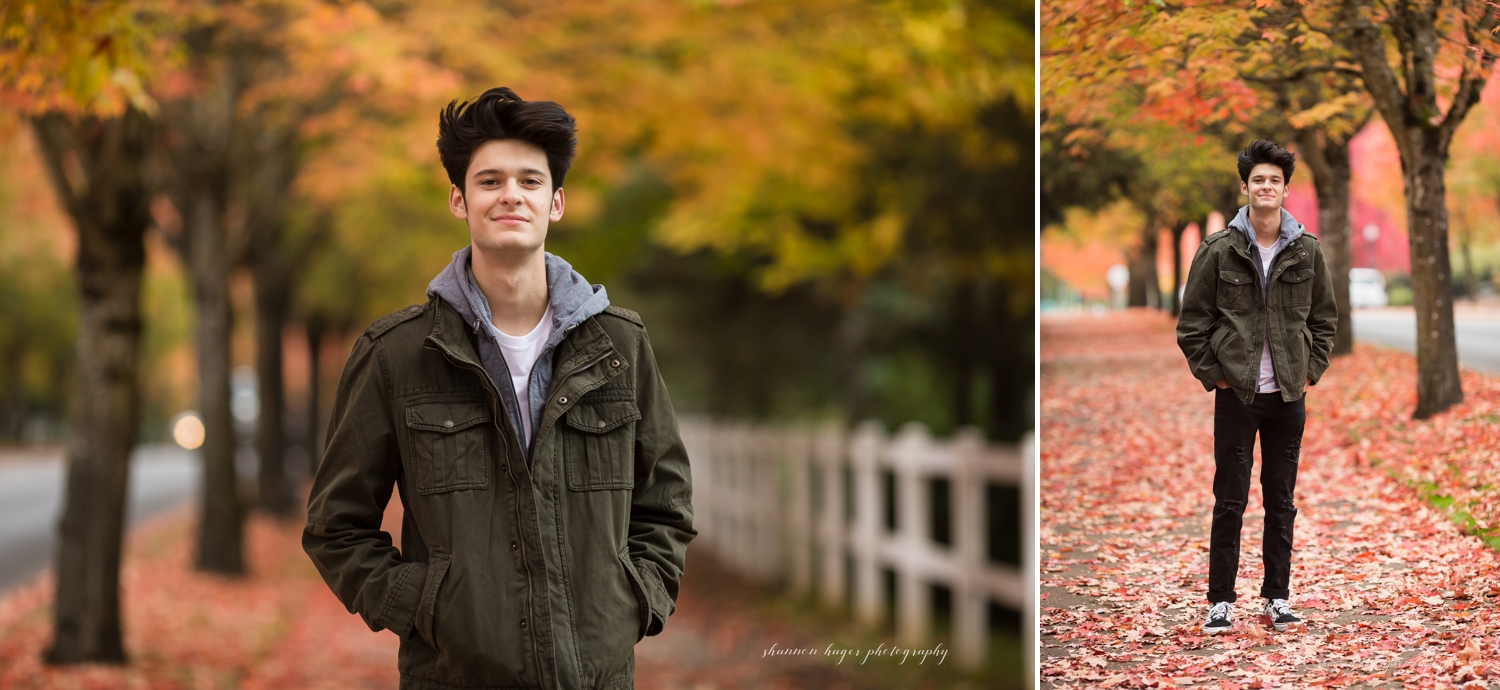 sherwood oregon senior photographer, twin session in the fall