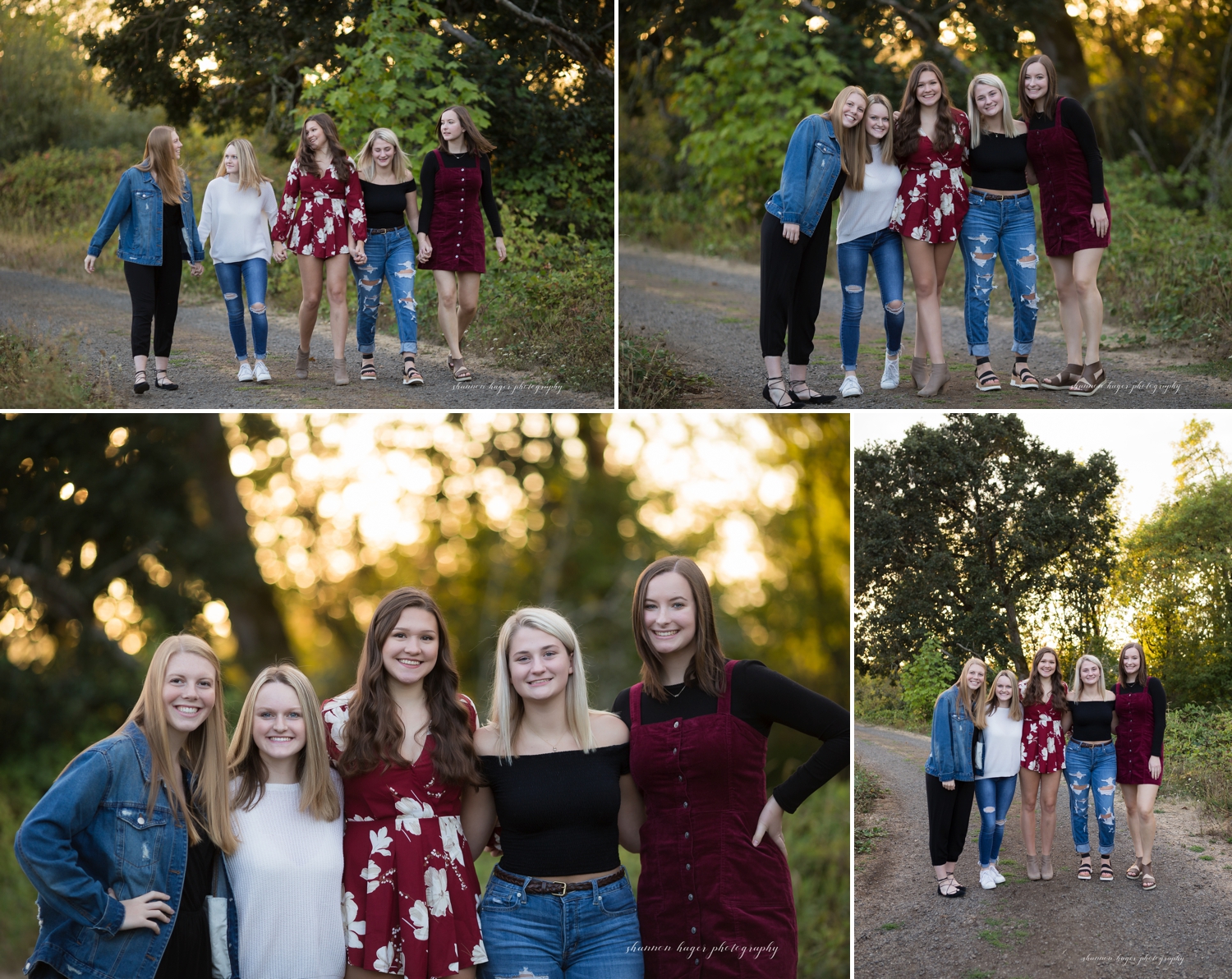 sherwood senior photographer, senior session with friends