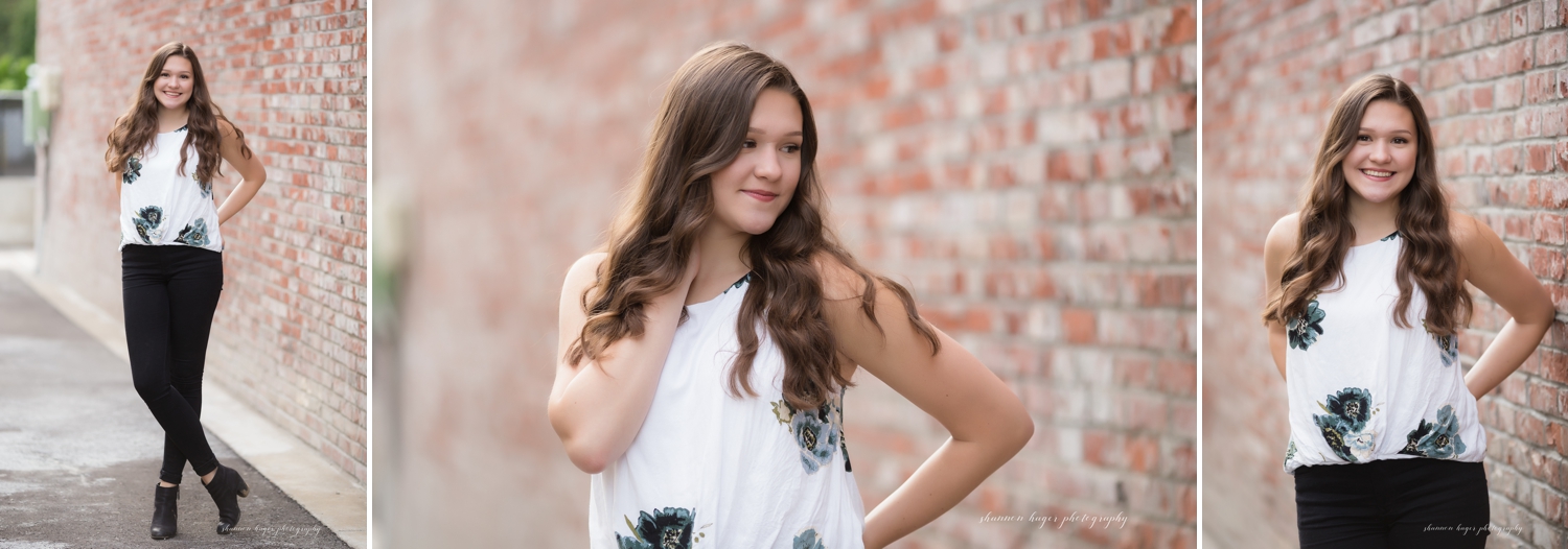 sherwood senior photos in oldtown by shannon hager photography