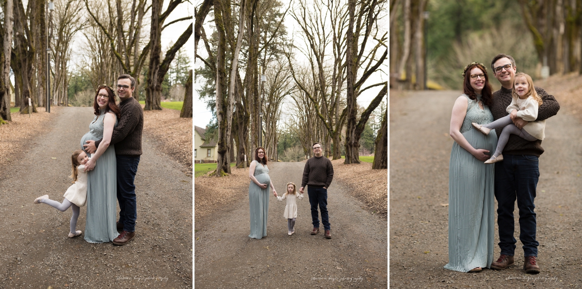 beaverton maternity photographer at jenkins estate