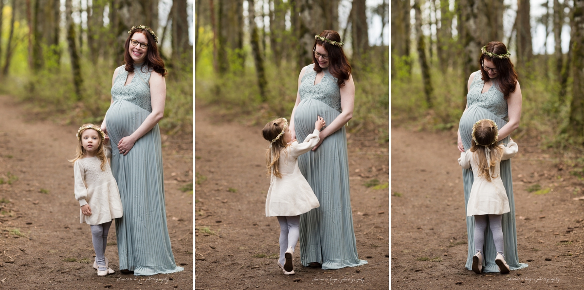 beaverton maternity photographer at jenkins estate