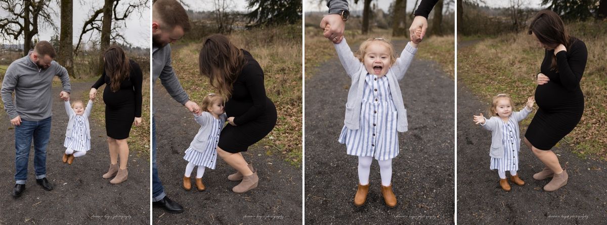sherwood oregon maternity photographer by shannon hager photography, outdoor winter maternity photos