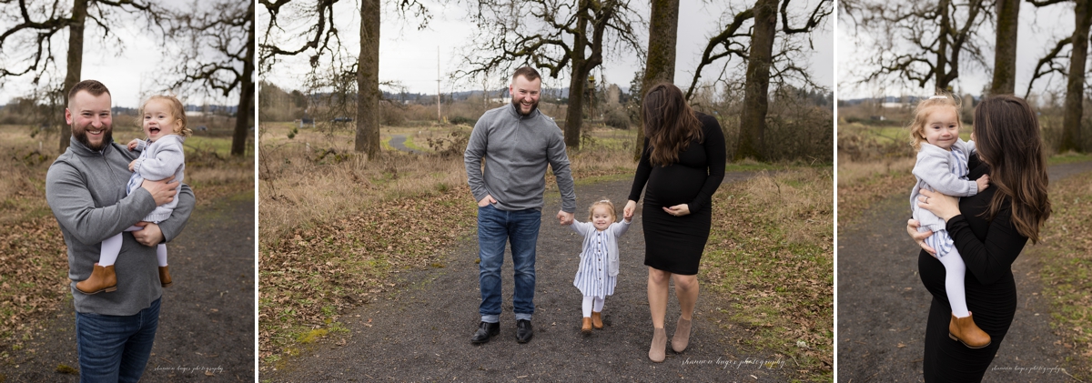 sherwood oregon maternity photographer by shannon hager photography, outdoor winter maternity photos