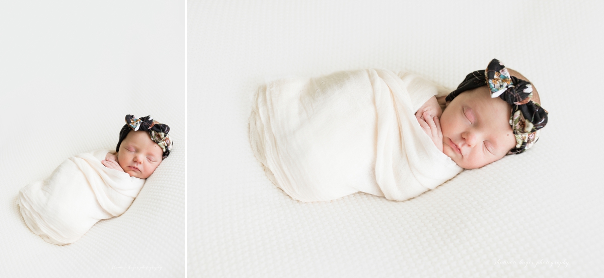 in home newborn session by shannon hager photography