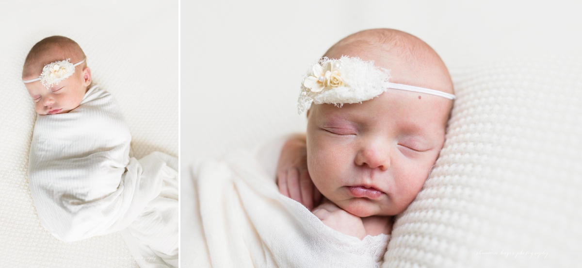 in home newborn session by shannon hager photography