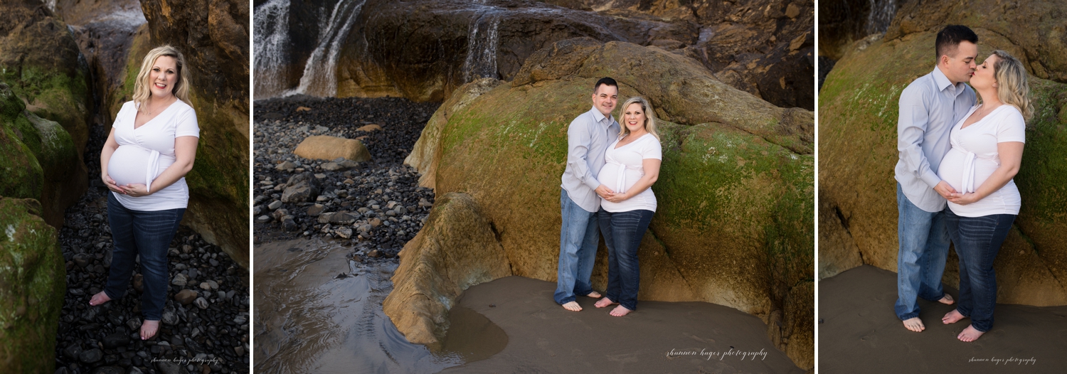 cannon beach maternity photographer by shannon hager photography