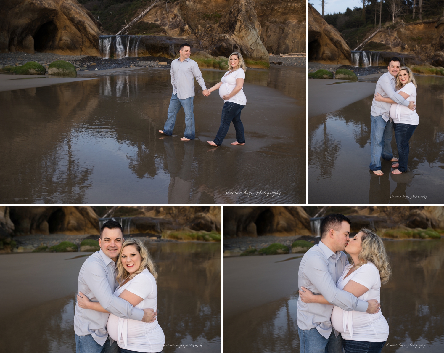 cannon beach maternity photographer by shannon hager photography