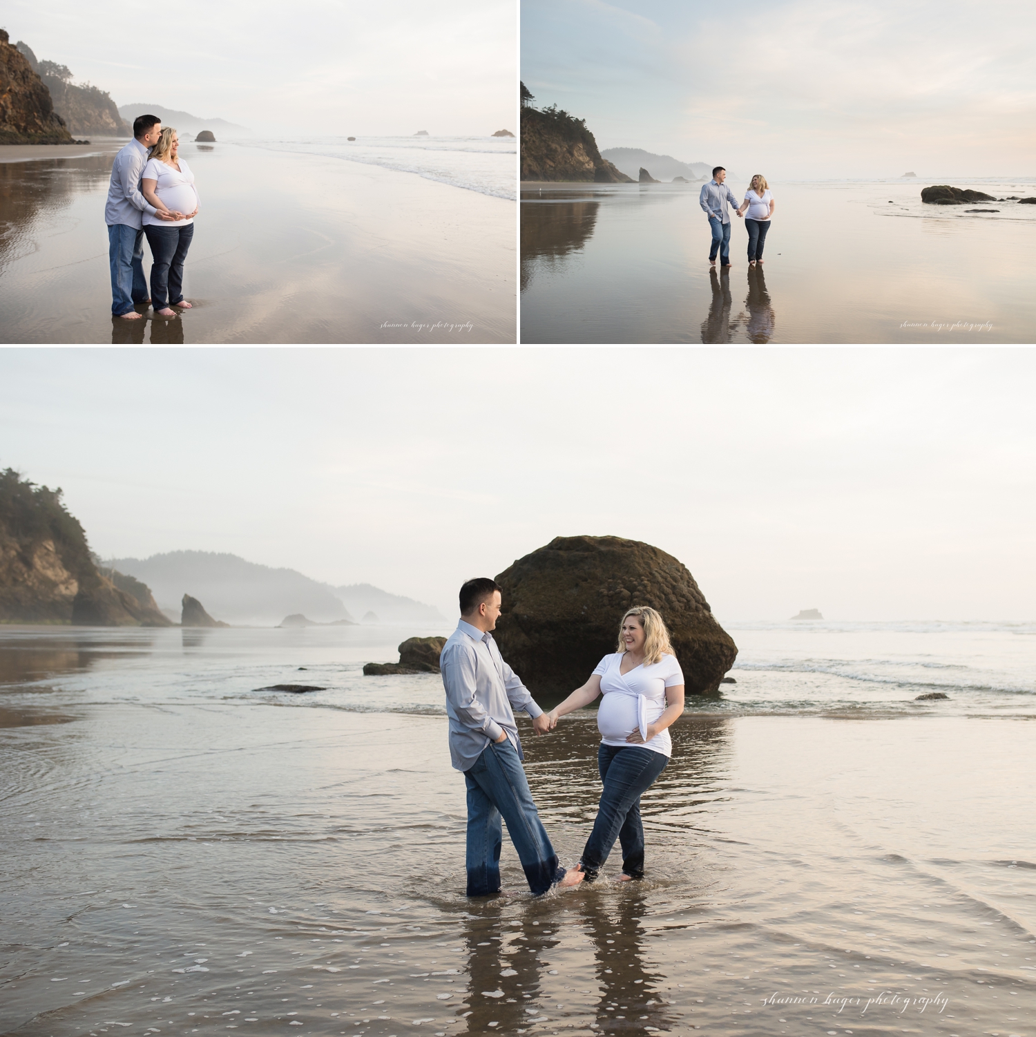 cannon beach maternity photographer by shannon hager photography