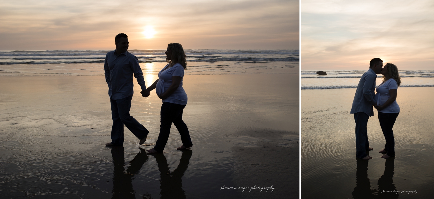 cannon beach maternity photographer by shannon hager photography