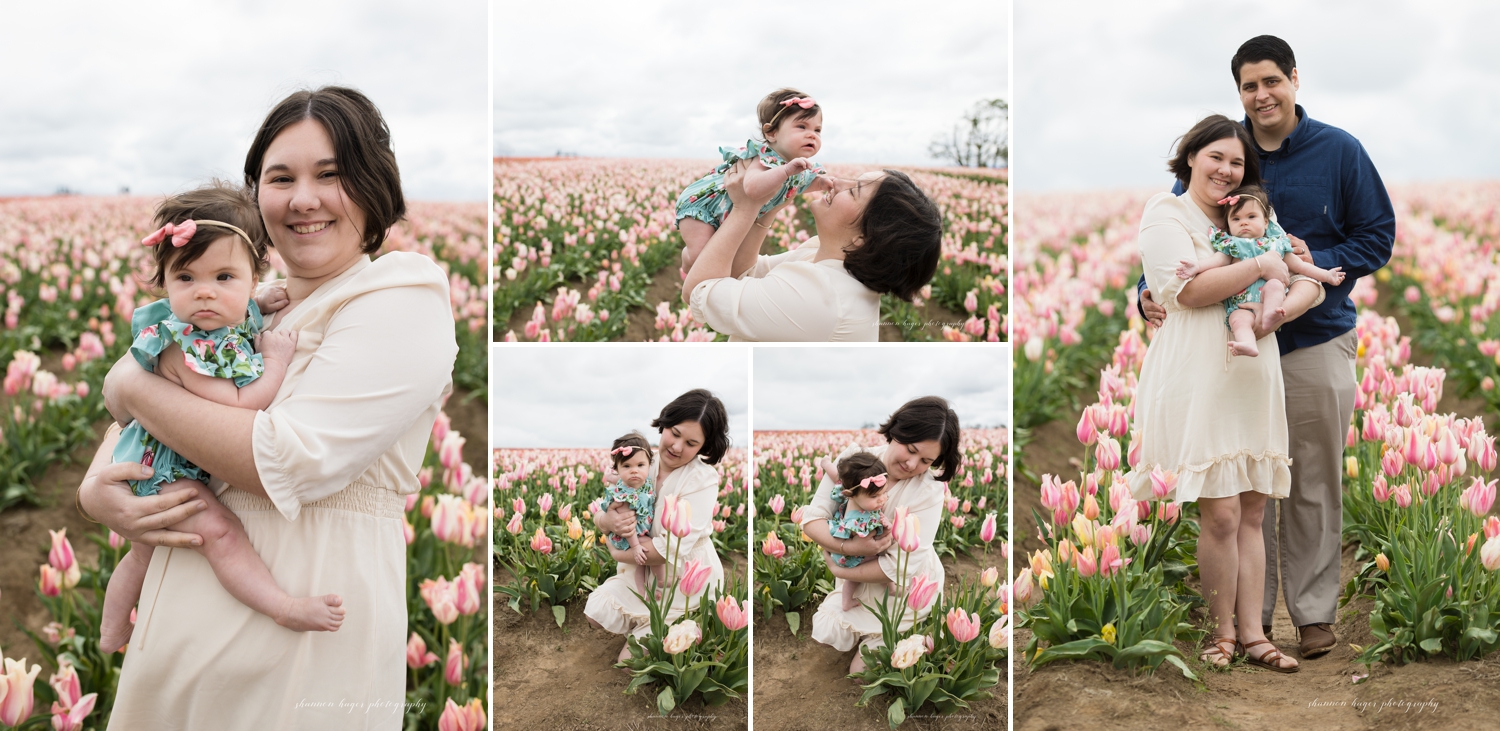 wooden shoe tulip family photos by shannon hager photography
