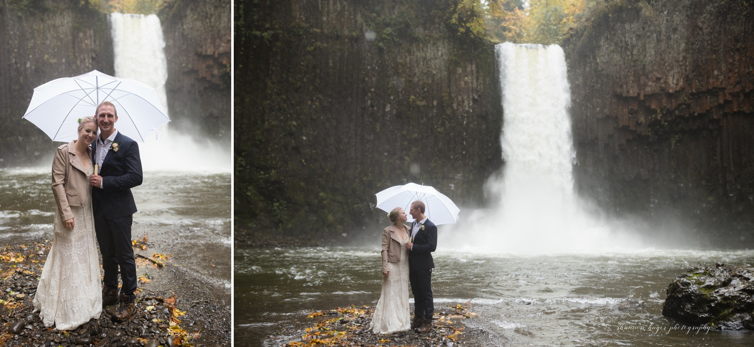 abiqua falls oregon elopement by shannon hager photography