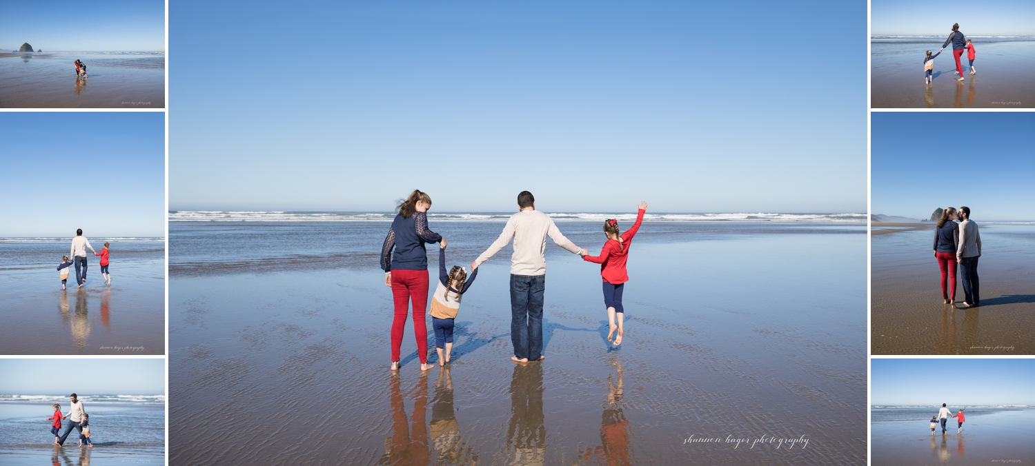 cannon beach extended family photographer, oregon coast family photos