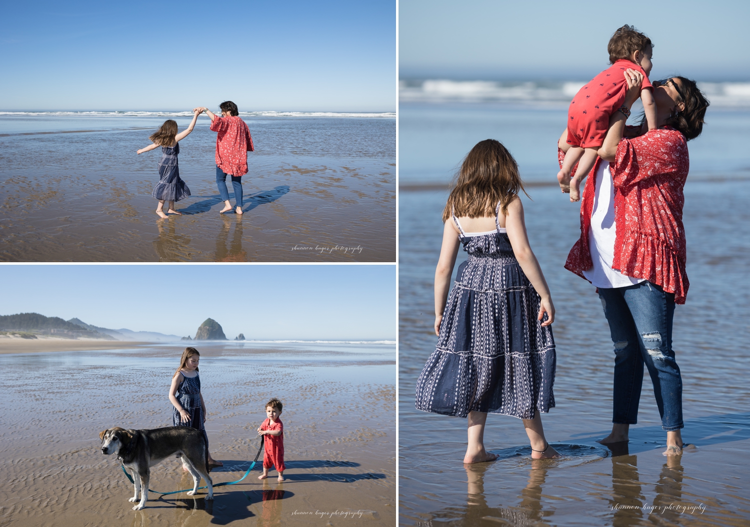 cannon beach extended family photographer, oregon coast family photos