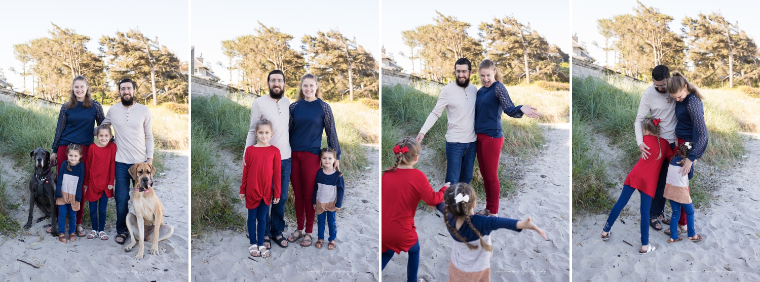 cannon beach extended family photographer, oregon coast family photos