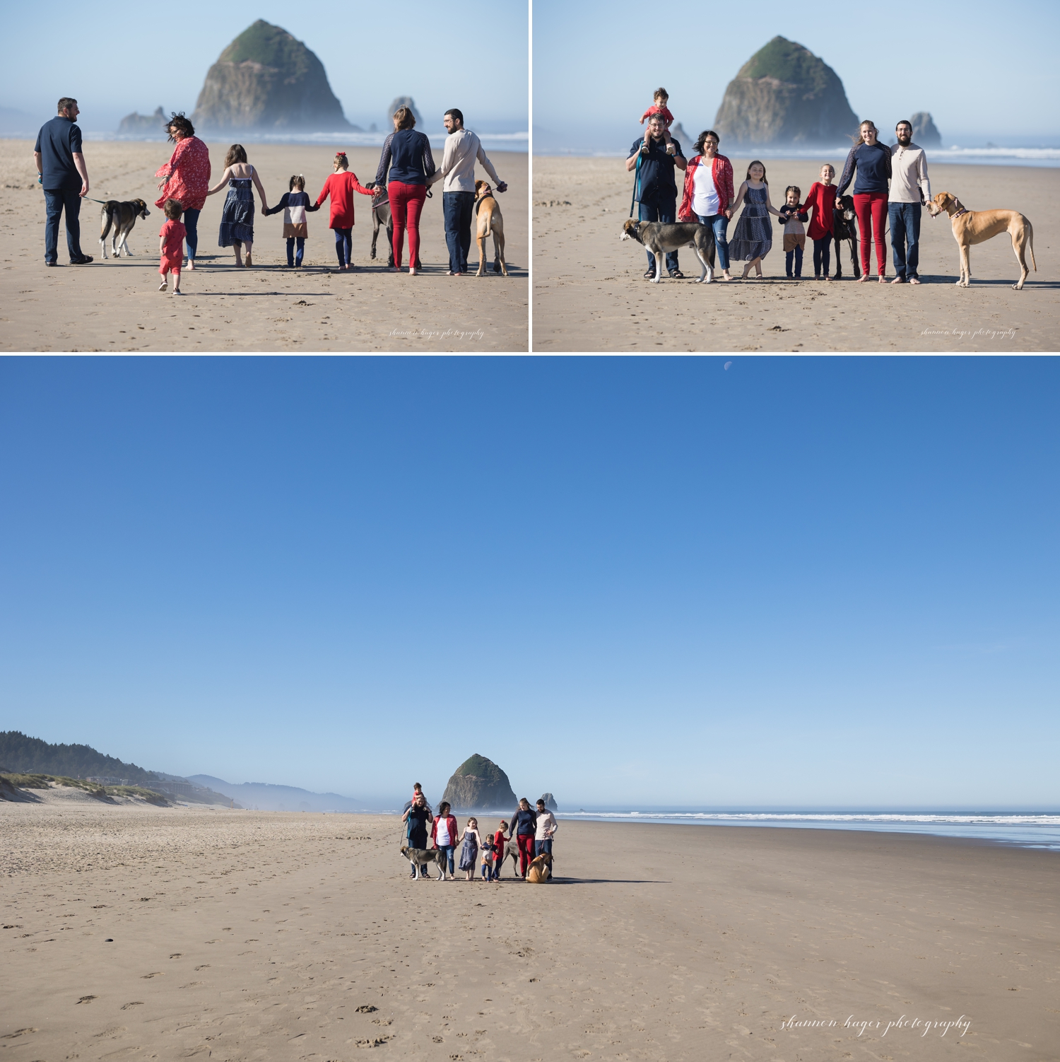 cannon beach extended family photographer, oregon coast family photos