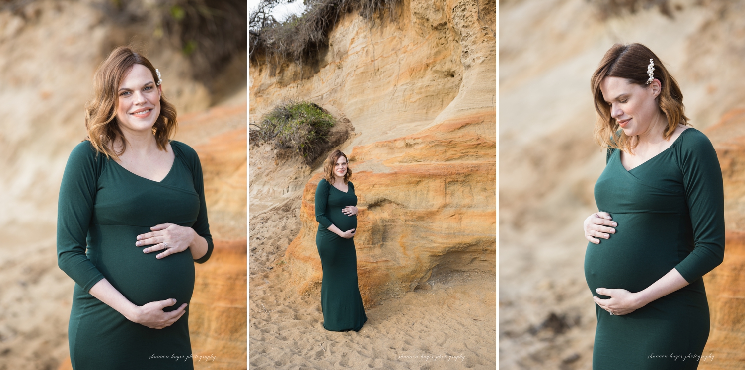 oregon coast maternity photos by shannon hager photography