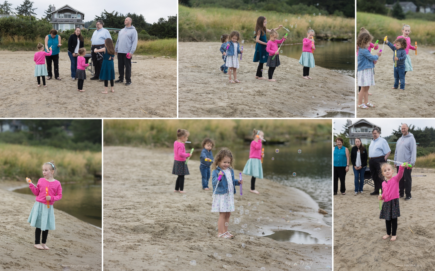 extended family photos at cannon beach by shannon hager photography
