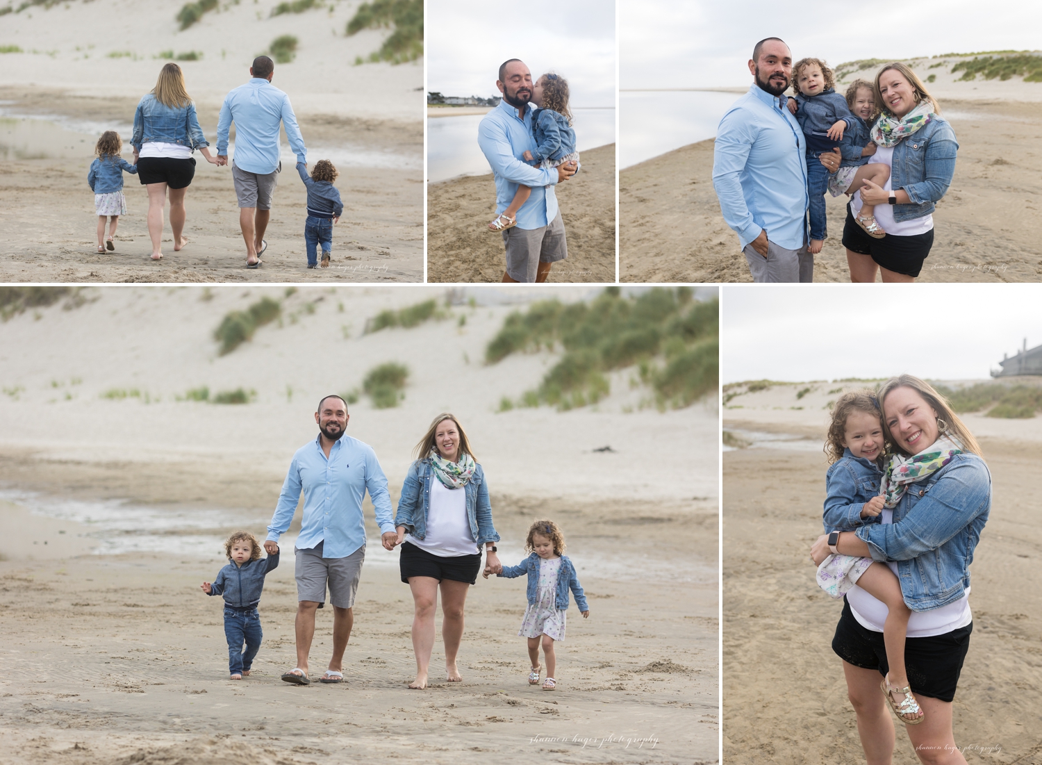 extended family session at cannon beach oregon