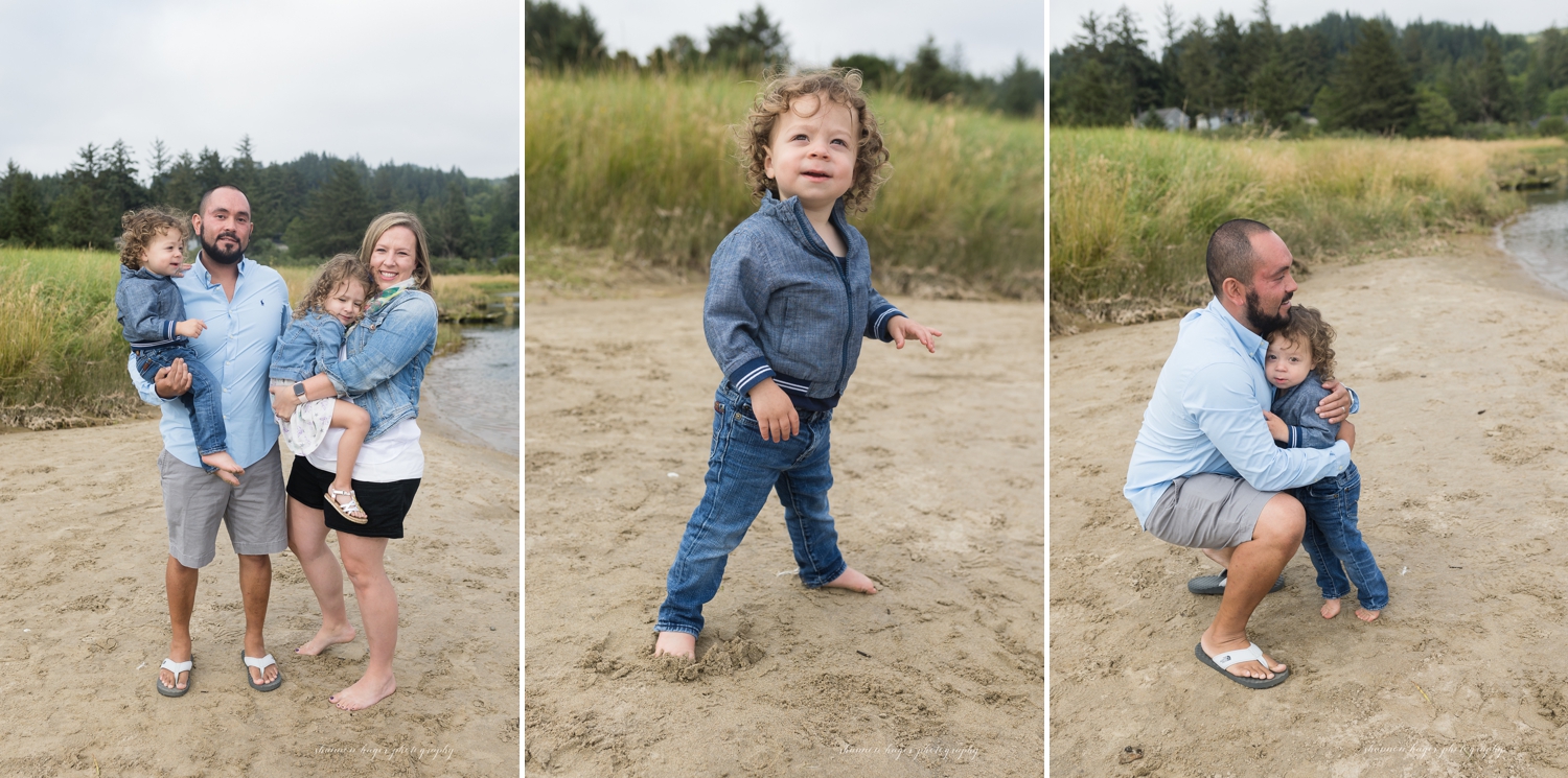 extended family photos at cannon beach by shannon hager photography