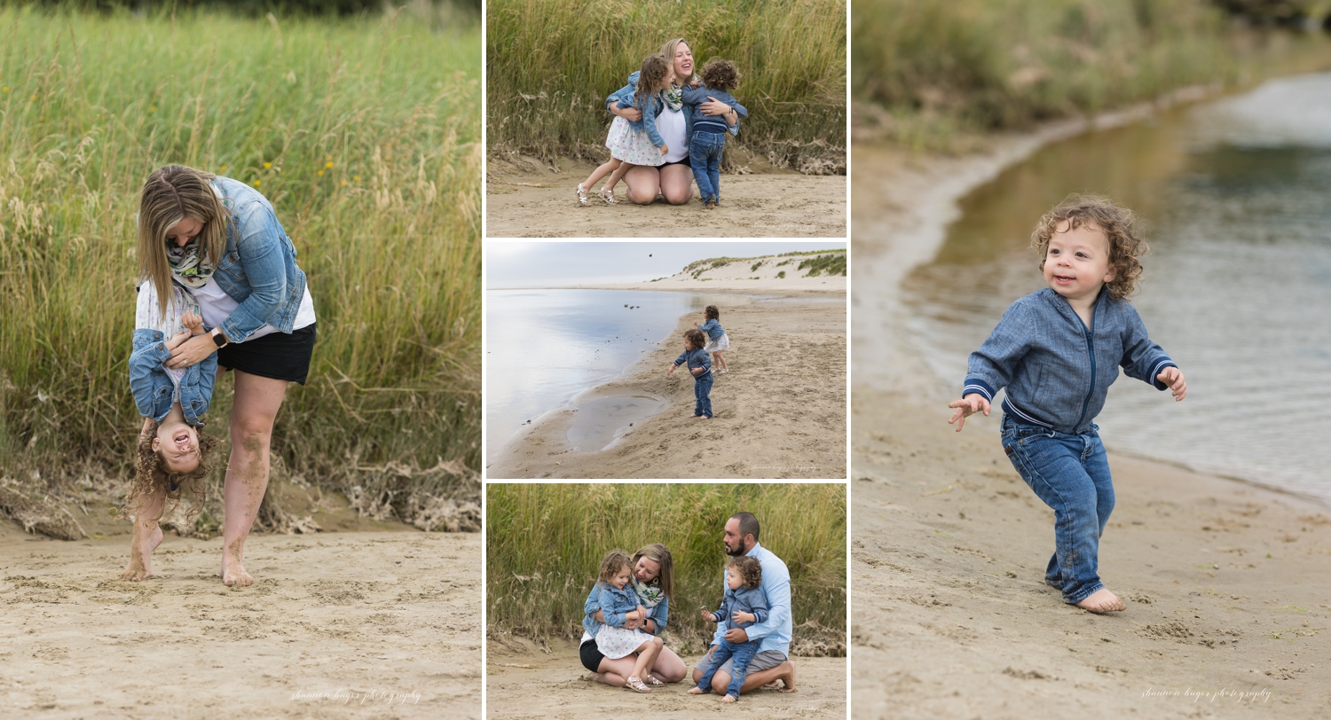 extended family session at cannon beach oregon