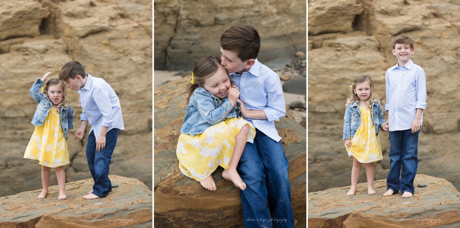 newport oregon coast family photo session by shannon hager photography at devil's punchbowl