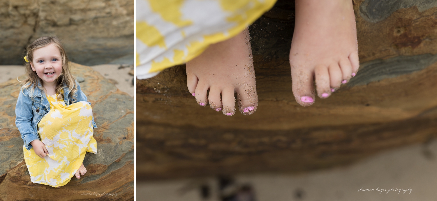 newport oregon coast family photo session by shannon hager photography at devil's punchbowl