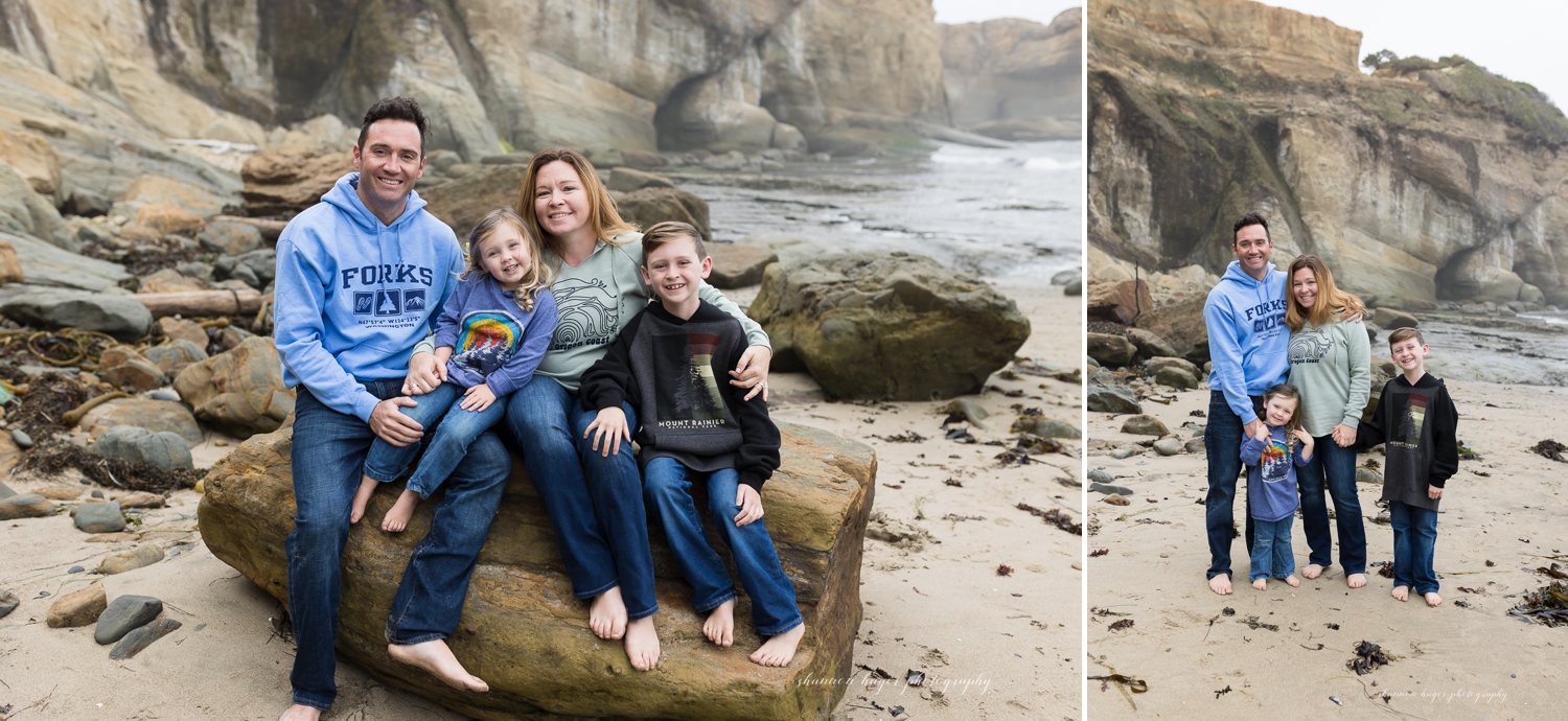 newport oregon coast family photo session by shannon hager photography at devil's punchbowl