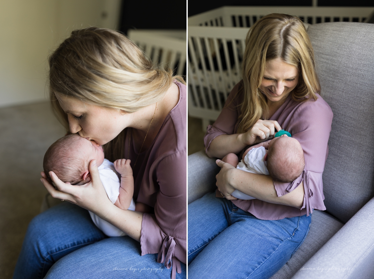 sherwood newborn session at home by shannon hager photography
